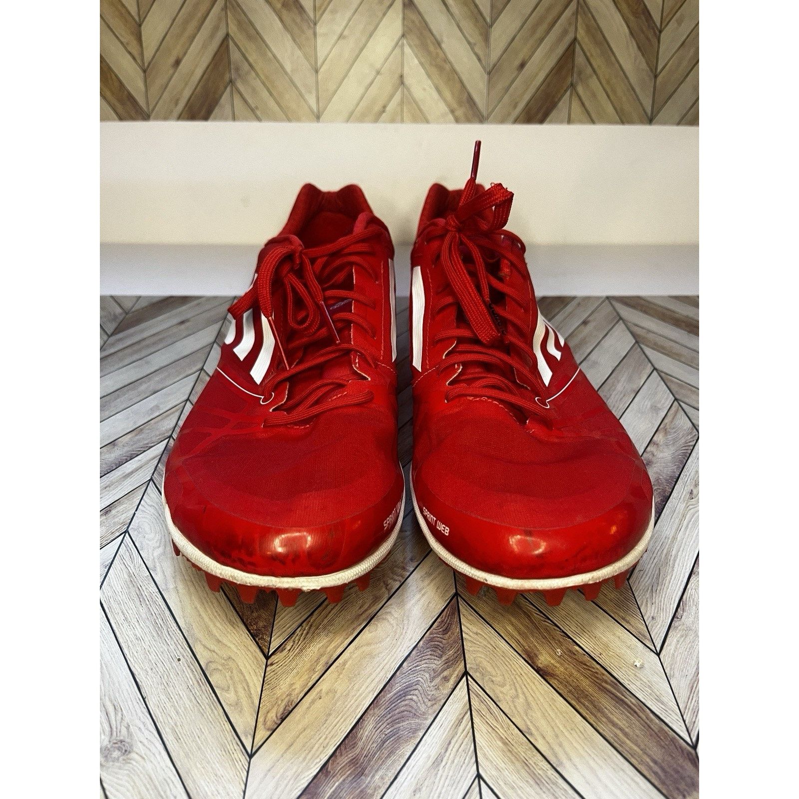 Adidas Adidas Adizero Avanti 2 Track Spikes Running V20244 Red 11.5 Size US 11.5 / EU 44-45 - 2 Thumbnail