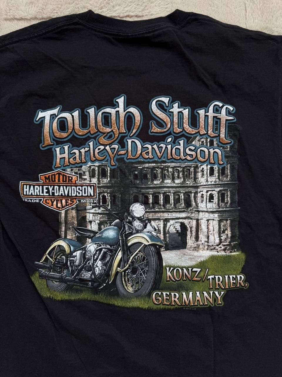Harley Davidson Vintage 2012 Harley Davidson T Shirt Germany Size US M / EU 48-50 / 2 - 7 Thumbnail