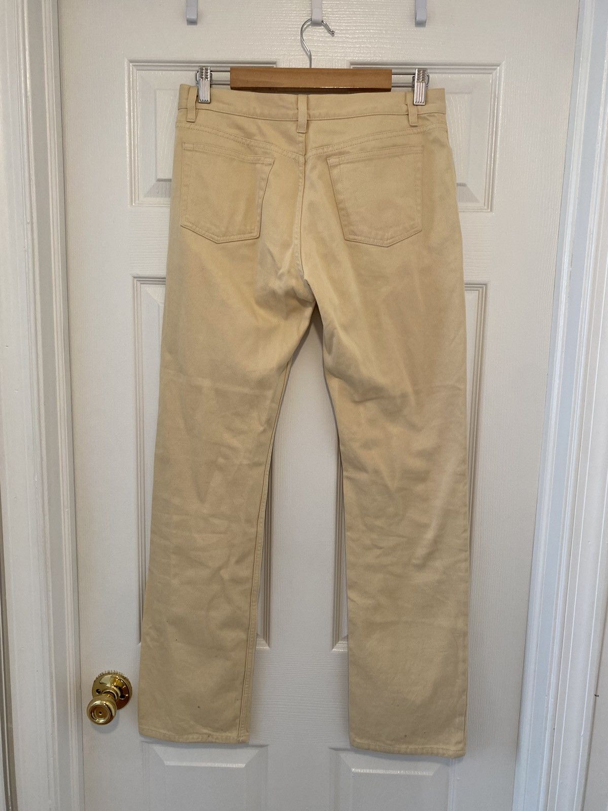 Helmut Lang raw silk boot cut denim Size US 30 / EU 46 - 4 Thumbnail