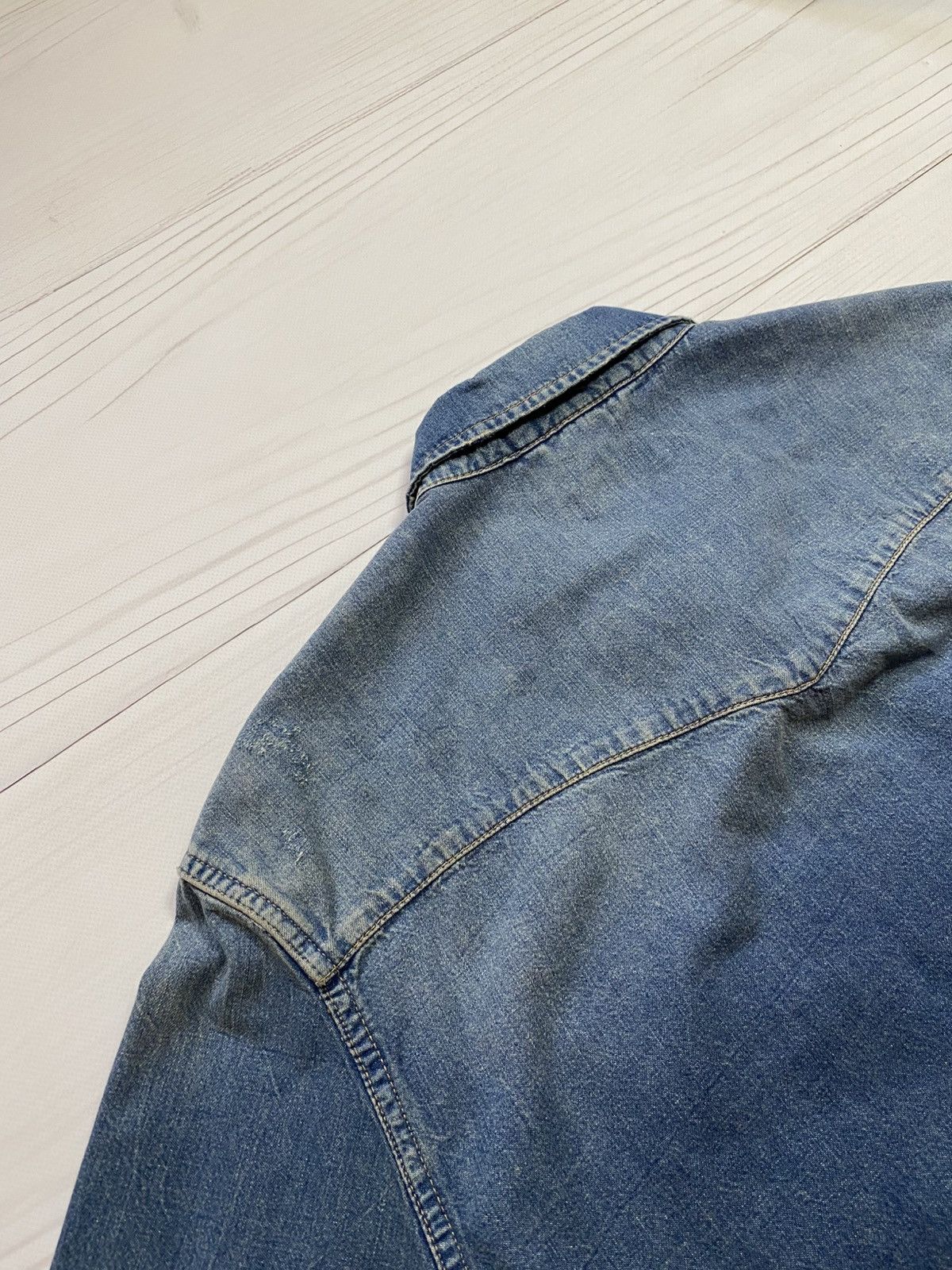 Allsaints Allstaints imonum two pockets jeans button up shirt Size US L / EU 52-54 / 3 - 11 Thumbnail