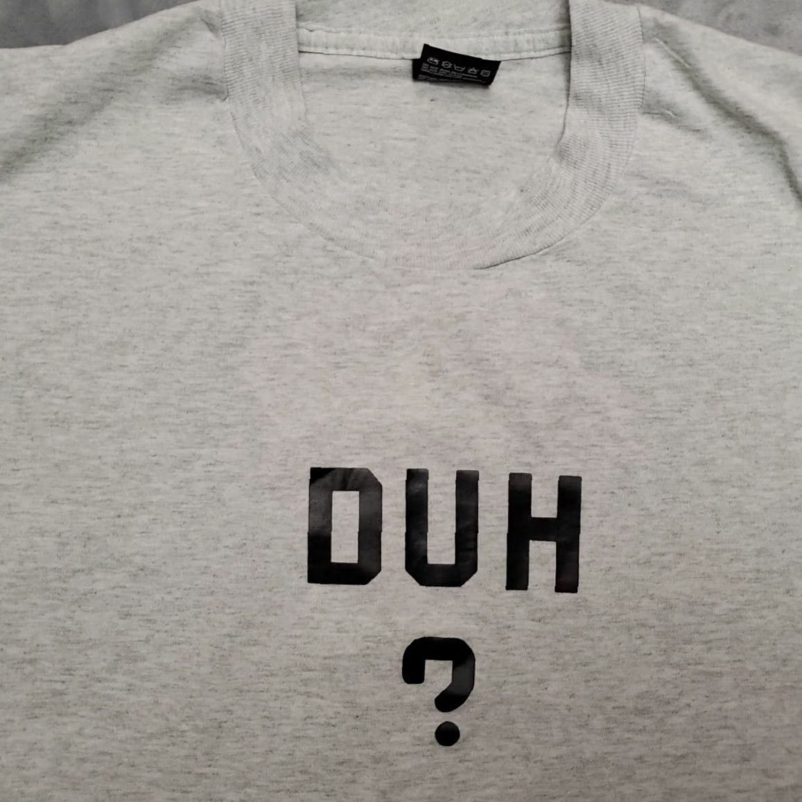 Fruit Of The Loom VTG Single Stitch T Shirt Mens L Gray Over the Hill 50 Duh? USA TEE 90s Mens Shirt Size US L / EU 52-54 / 3 - 2 Thumbnail