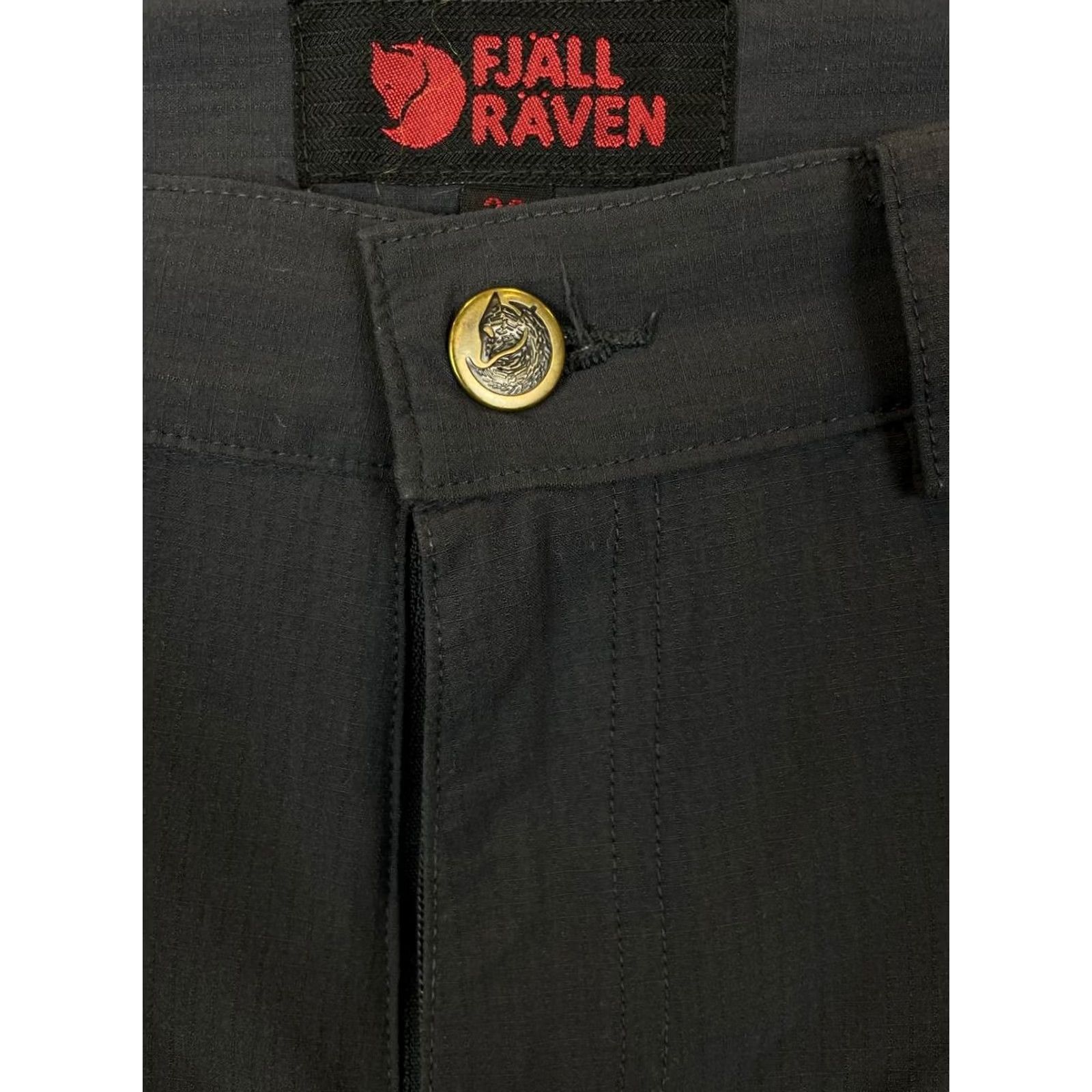 Vintage Fjällräven Men Track Pants Size 36 Gray Nylon Belt Loop Outdoor Trouser Pants Regular Gray 90s Modern Men Adjustable Waist Pocket Mens Size US 36 / EU 52 - 5 Thumbnail