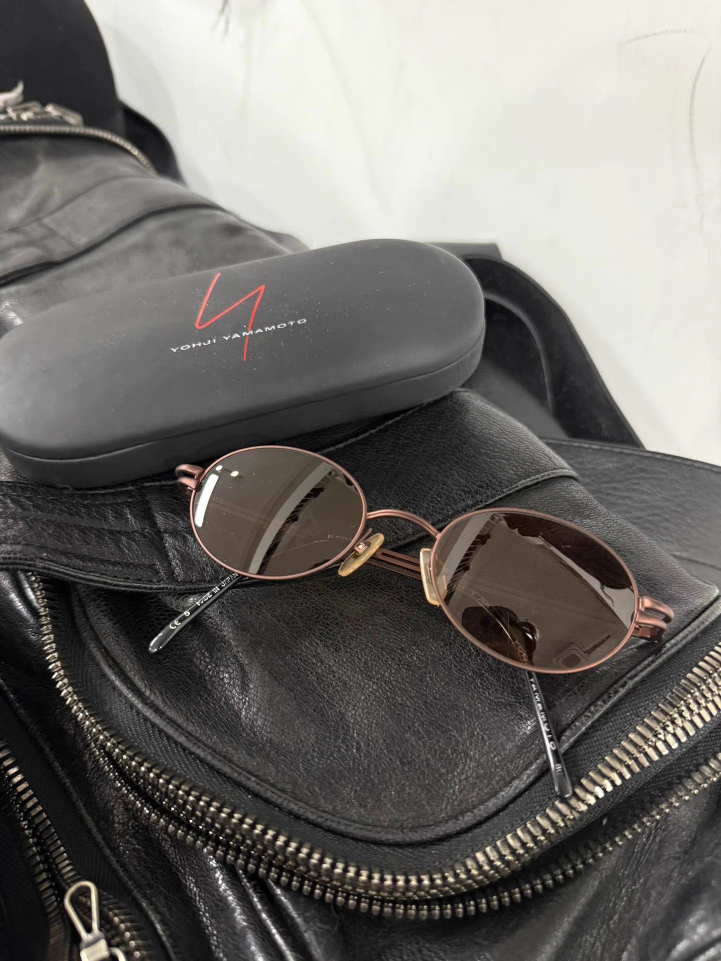 Yohji Yamamoto yohji yamamoto 00S Brushed Metal Glasses K20 Size ONE SIZE - 1 Thumbnail