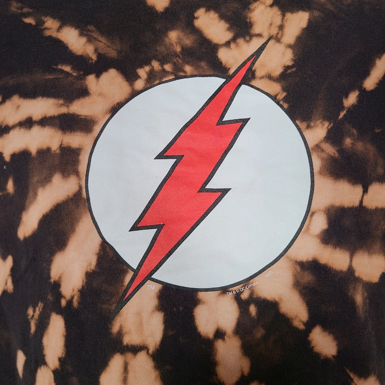Hanes Vintage 90s Hanes Tie Dye The Flash DC size medium Size US M / EU 48-50 / 2 - 4 Thumbnail