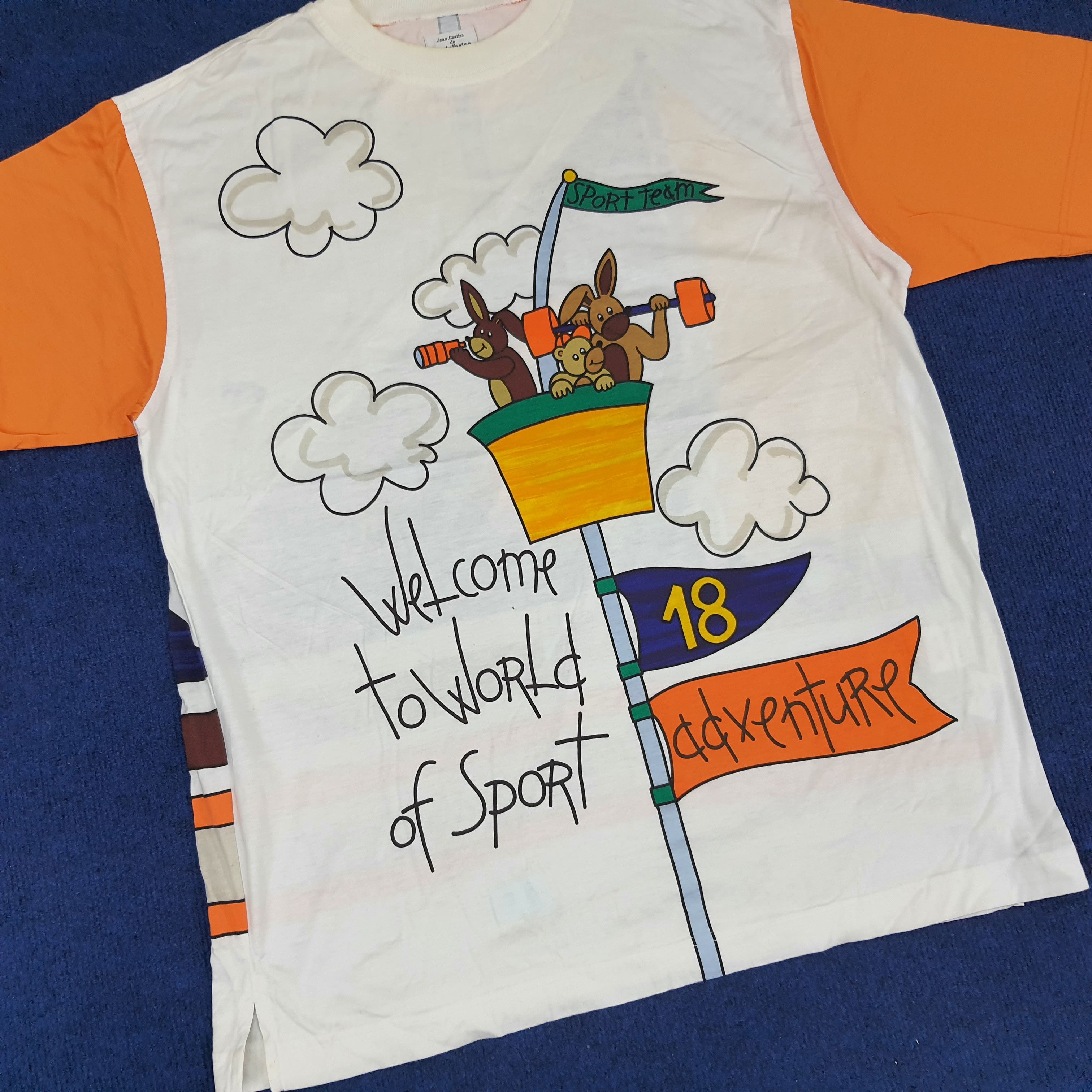 Jean Charles De Castelbajac × Vintage Vintage Jean Charles De Castelbajac Designer T-shirt Size US XL / EU 56 / 4 - 2 Thumbnail