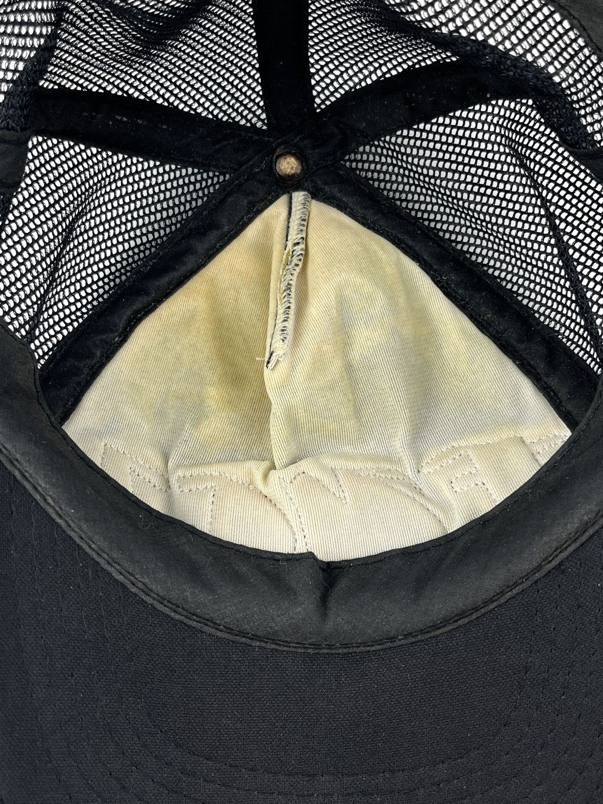 Chrome Hearts Chrome Hearts Fuck Leather Patch Black Trucker Hat Size ONE SIZE - 10 Thumbnail