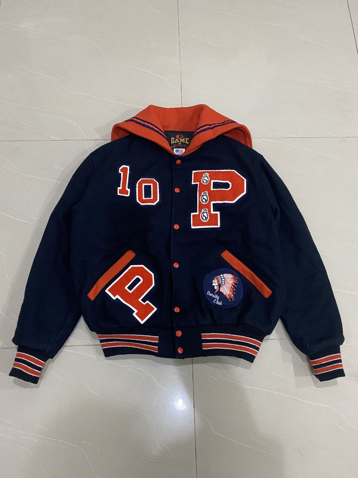 Vintage Vintage Pontic Indians Varsity Club 10P Size US M / EU 48-50 / 2 - 1 Thumbnail
