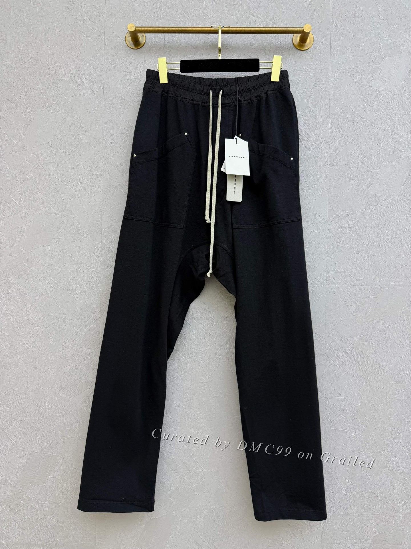 Rick Owens Rick Owens Dropped Crotch Drawstring Pants Size US 32 / EU 48 - 1 Thumbnail