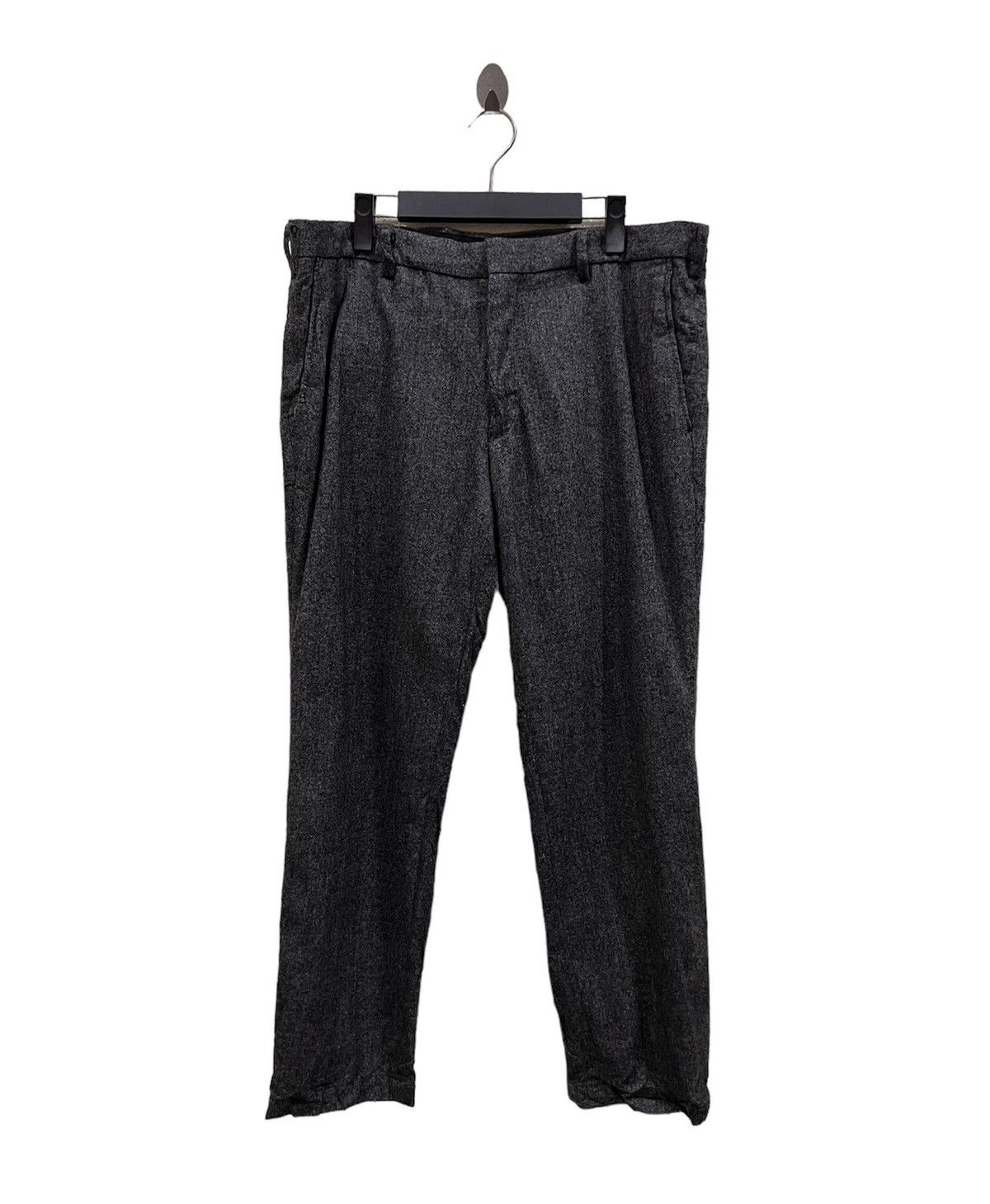 image of Uniqlo Wool Pant in Grey, Men's (Size 36)