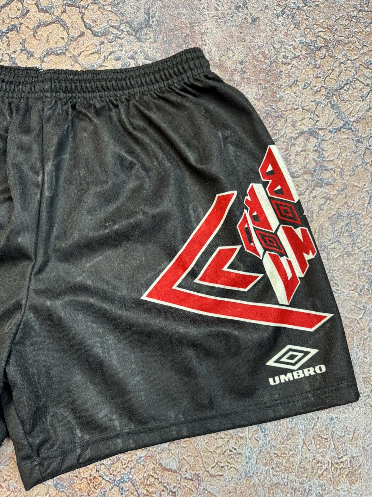 Umbro Manchester United 1992-94 Home Umbro Retro Vintage Shorts Size US 32 / EU 48 - 3 Thumbnail