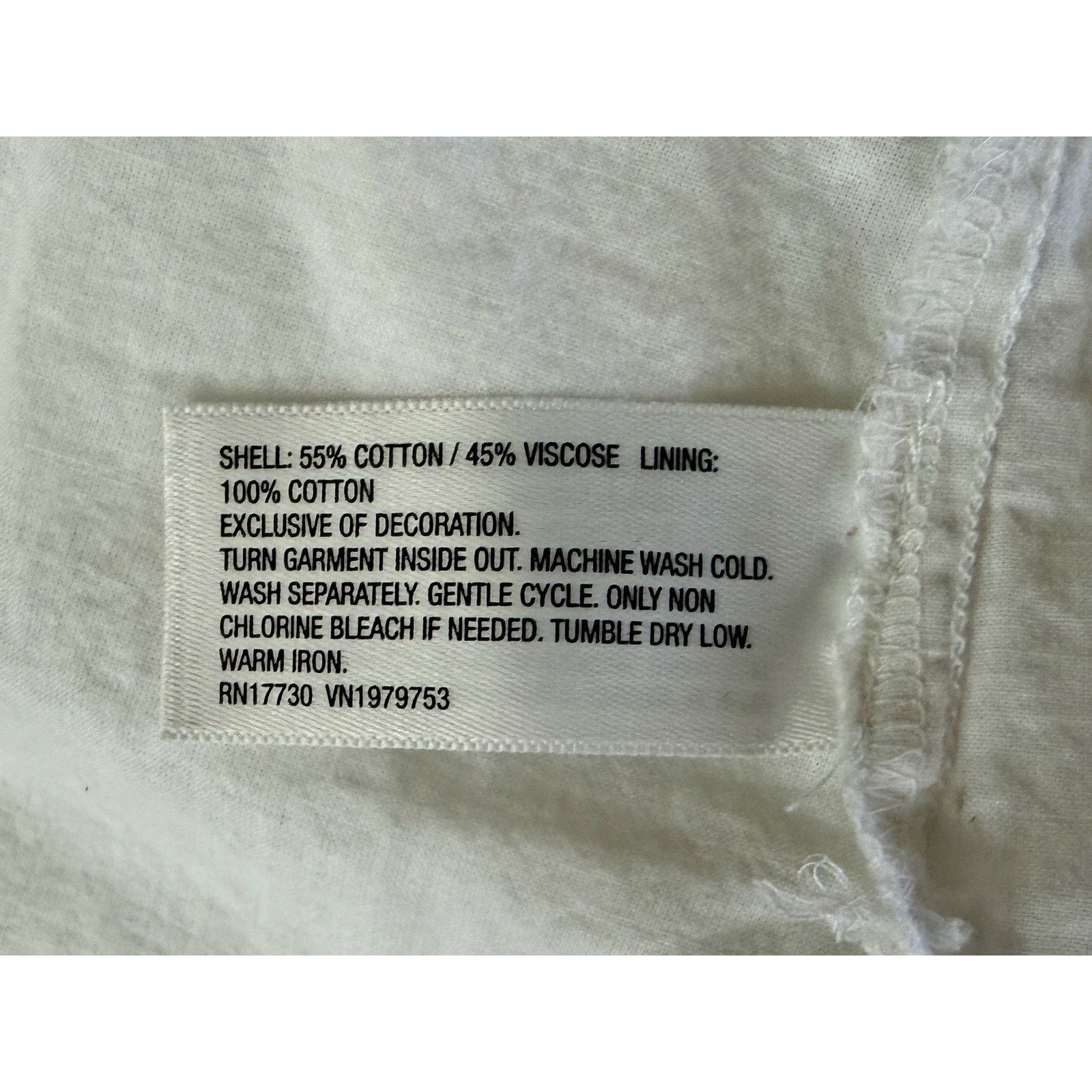 Other Knox Rose Women’s Dress XL White Embroidered Pockets GUC Size XL / US 12-14 / IT 48-50 - 11 Thumbnail