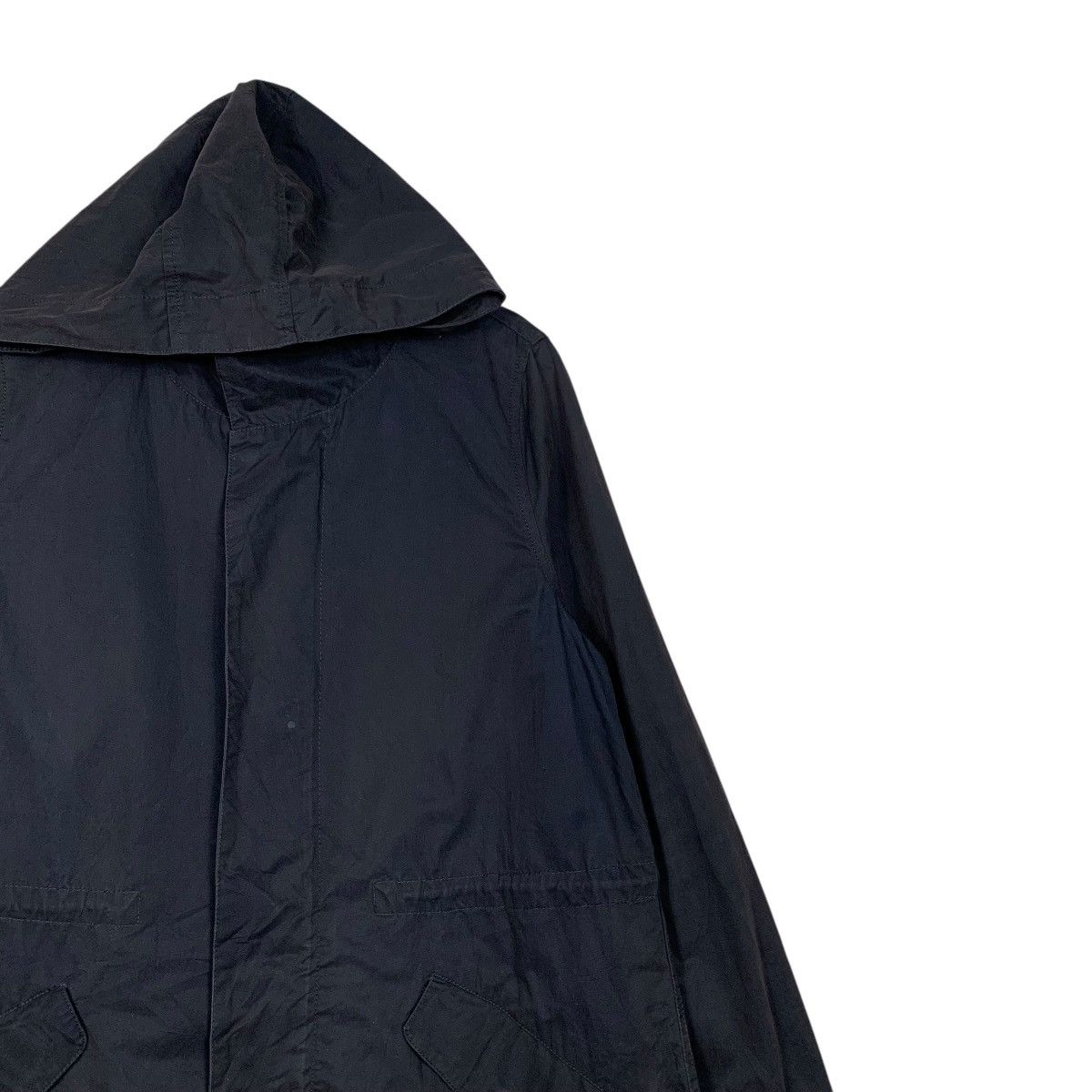 Japanese Brand SLY LANG Navy Blue Fishtail Parka Jacket #2299-C102 Size US S / EU 44-46 / 1 - 5 Thumbnail