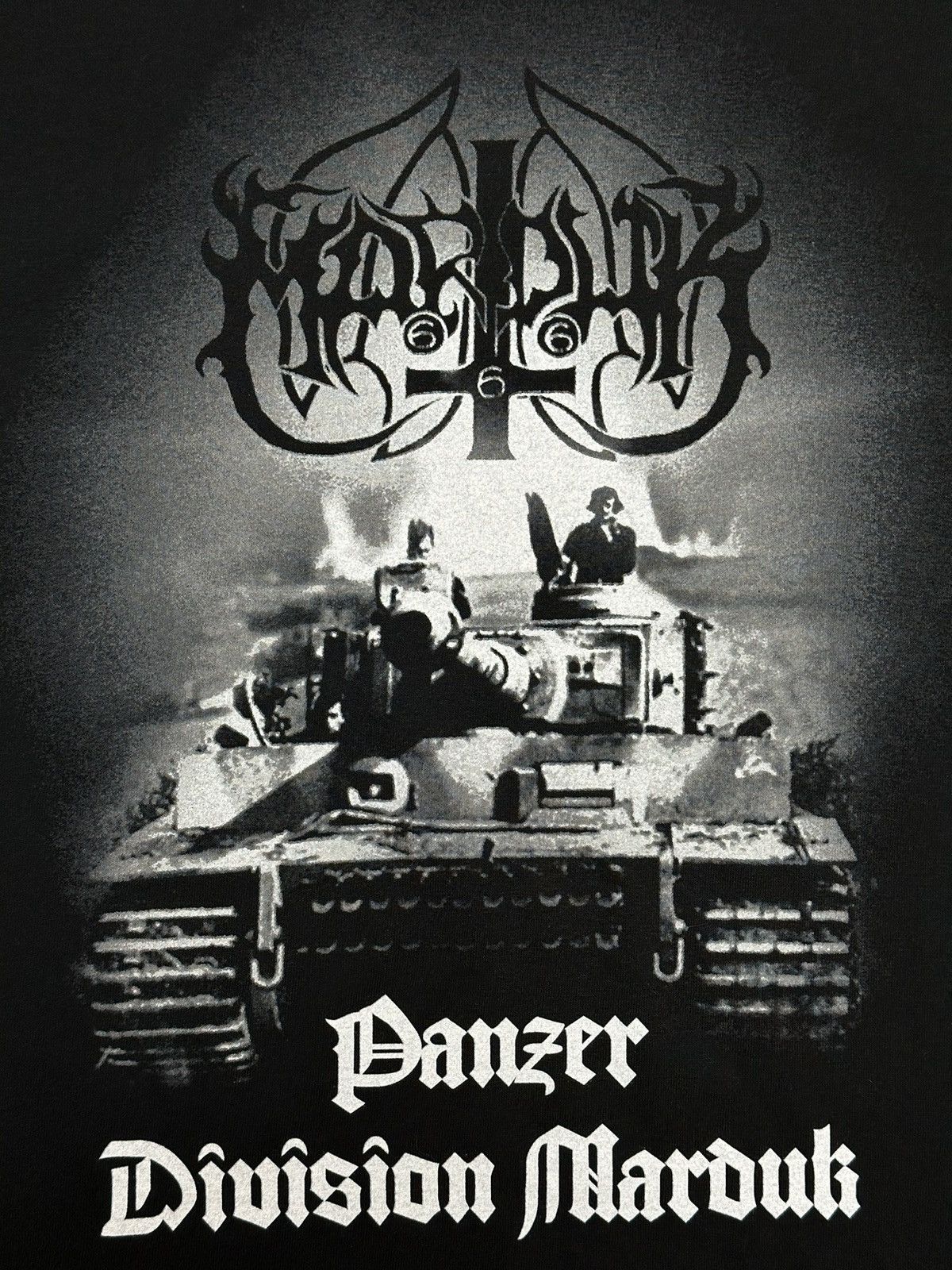 Band Tees Vintage Marduk Panzer Division 2008 Graphic T-shirt Size US XL / EU 56 / 4 - 3 Thumbnail
