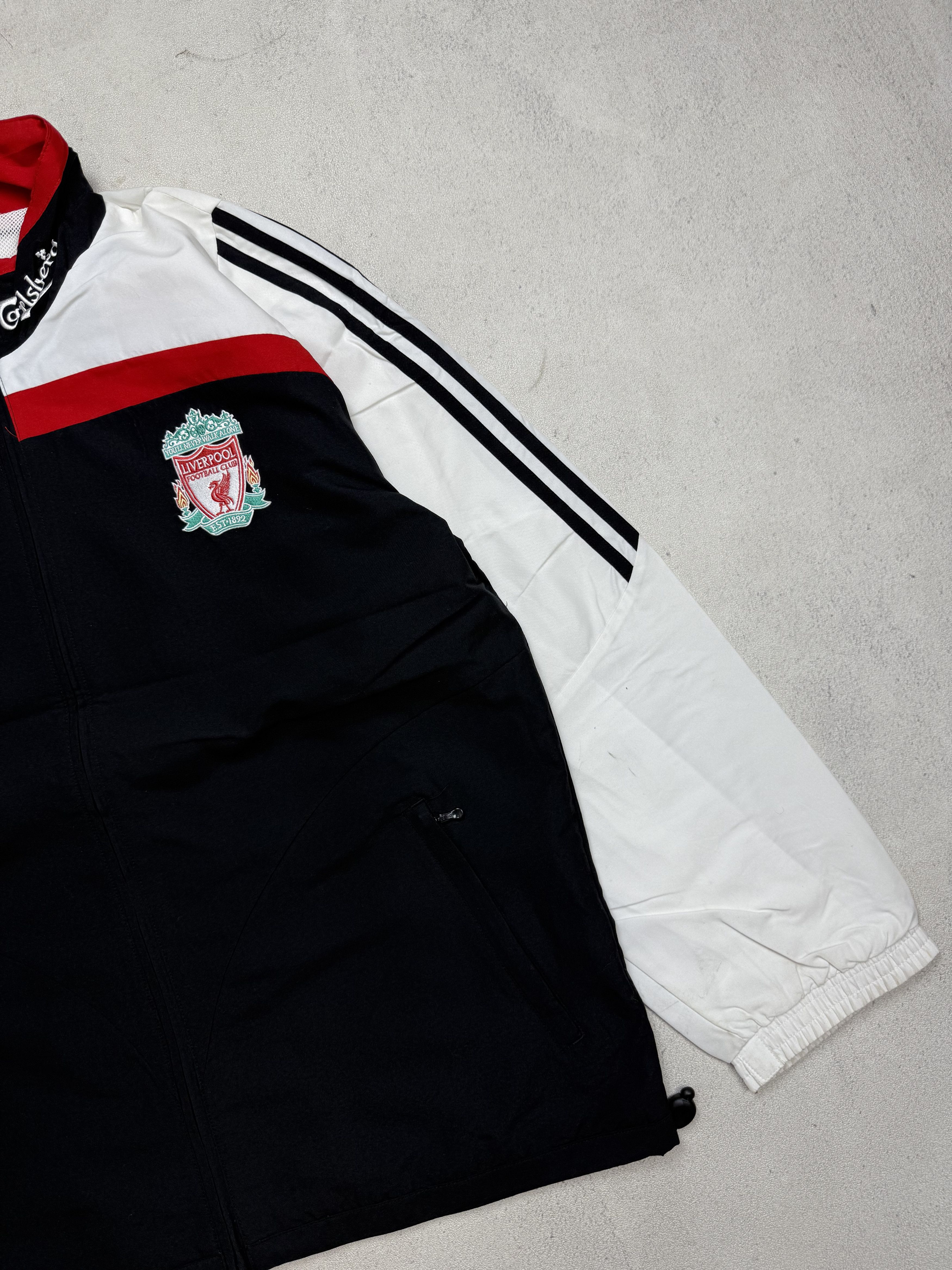 Adidas Vintage Adidas Liverpool 2007-08 Track Jacket Size US L / EU 52-54 / 3 - 3 Thumbnail