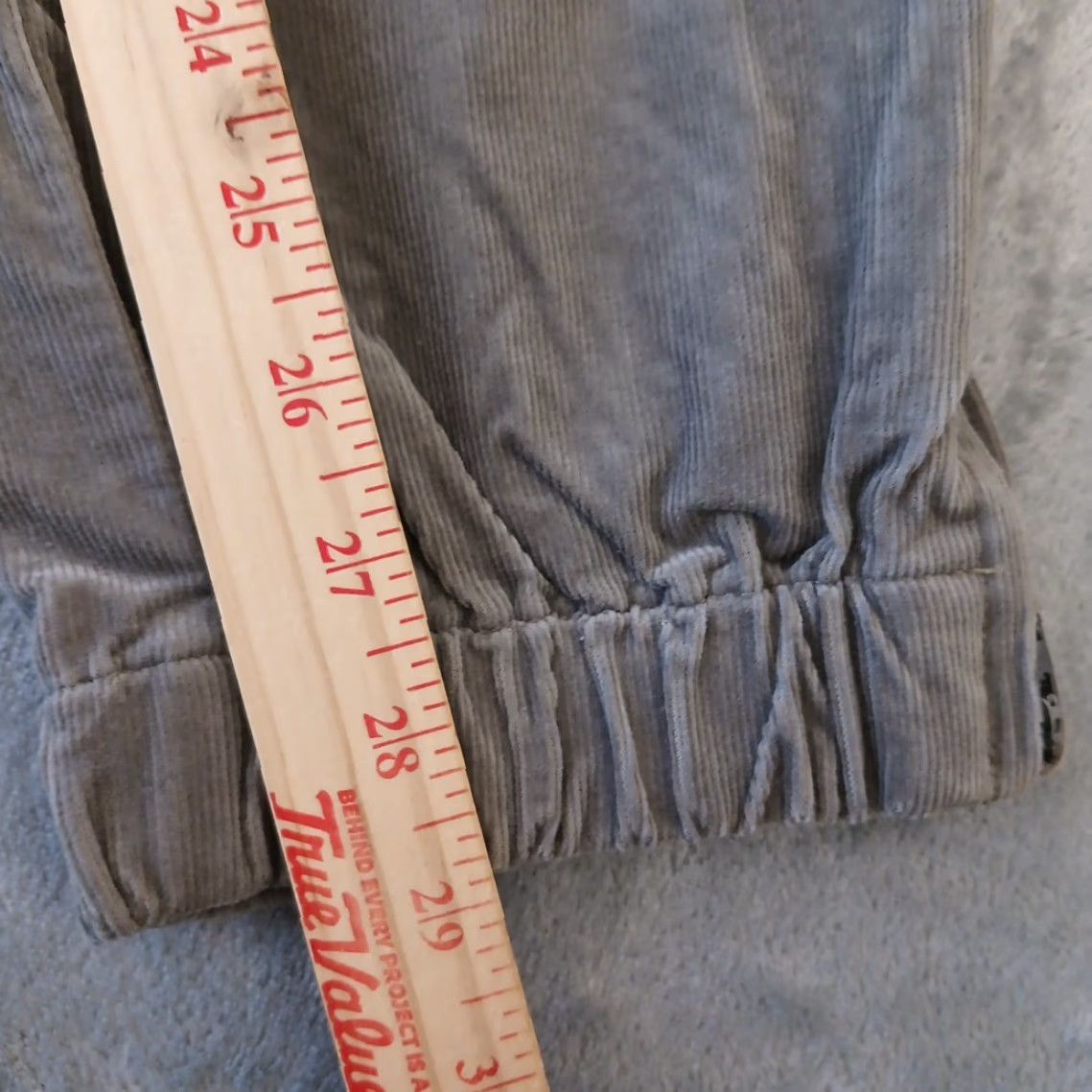 Banana Republic Banana Republic Pants Womens Size 12 Regular Gray Corduroy Ankle Zip Pockets Tapered Inseam 29 in Size 34" / US 12 / IT 48 - 6 Thumbnail