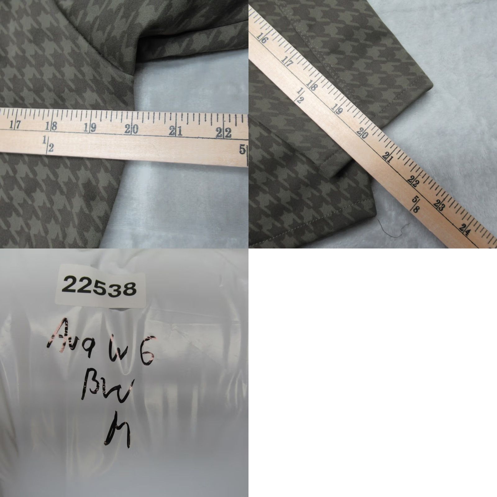 Avalanche Avalanche Jacket Womens Medium Brown Houndstooth Hood Softshell Rain Wind Snow Size M / US 6-8 / IT 42-44 - 9 Thumbnail