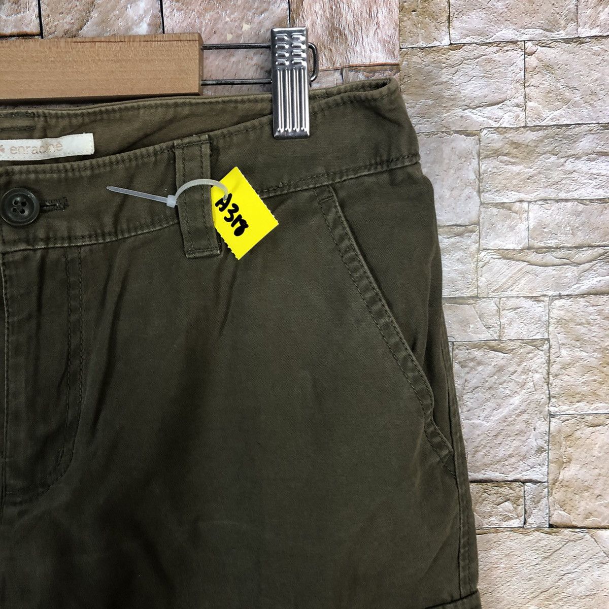 Japanese Brand Enracine Green Cargo Multipocket Pants #A318 Size US 28 / EU 44 - 9 Thumbnail