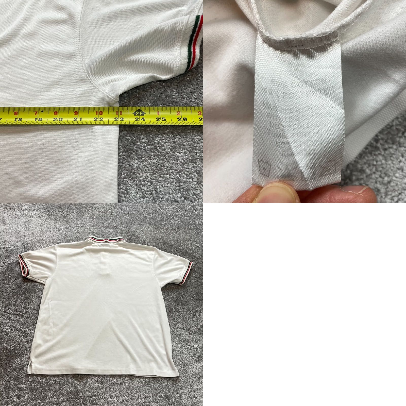 Vintage VINTAGE Franky Max Polo Shirt Mens XL White Collared Solid Preppy Red Trim Rugby Golf Shirt XL Mens White Polo Size US XL / EU 56 / 4 - 8 Thumbnail