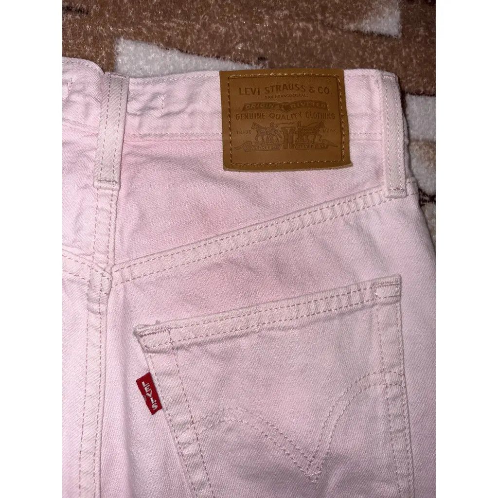 Levi's Levi’s Premium Ribcage Straight Ankle Jeans Blush Denim W25 Size 25" / US 0 / IT 36 - 3 Thumbnail