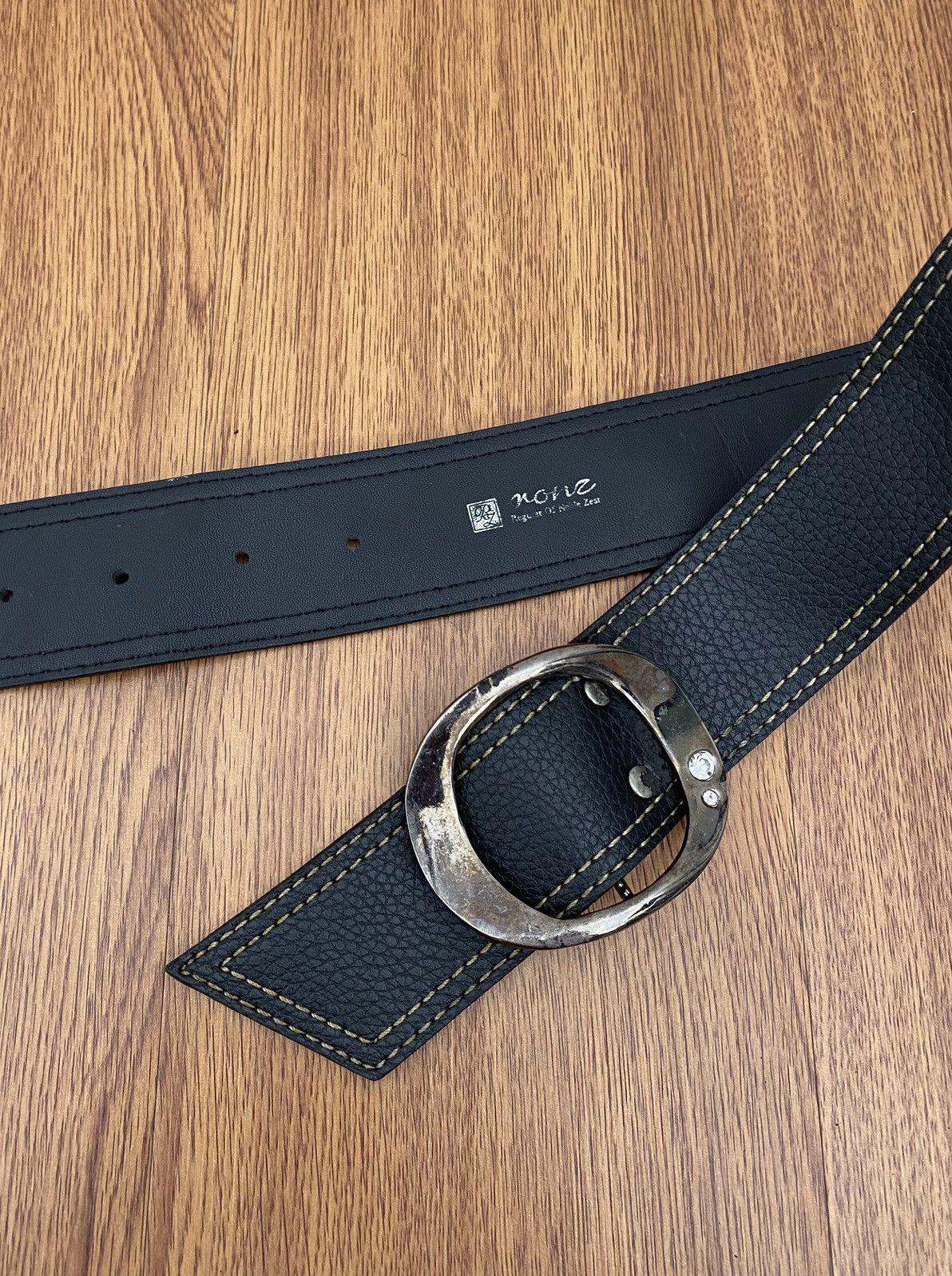 Japanese Brand Black classic belt Size ONE SIZE - 3 Thumbnail