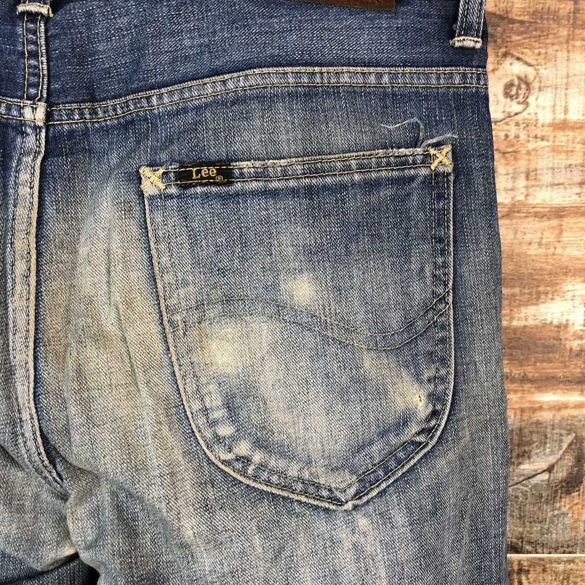 Lee DL Lee Vintage Blue Denim Pants #C183 Size US 33 - 16 Thumbnail