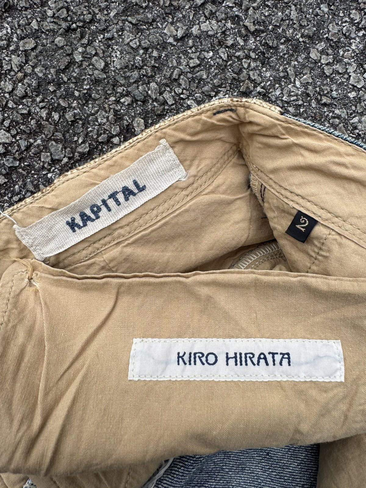 Kapital DESIGNER KIRO HIRATA KAPITAL HEMP CLASSIC DISTRESSED JEANS Size US 31 - 16 Thumbnail