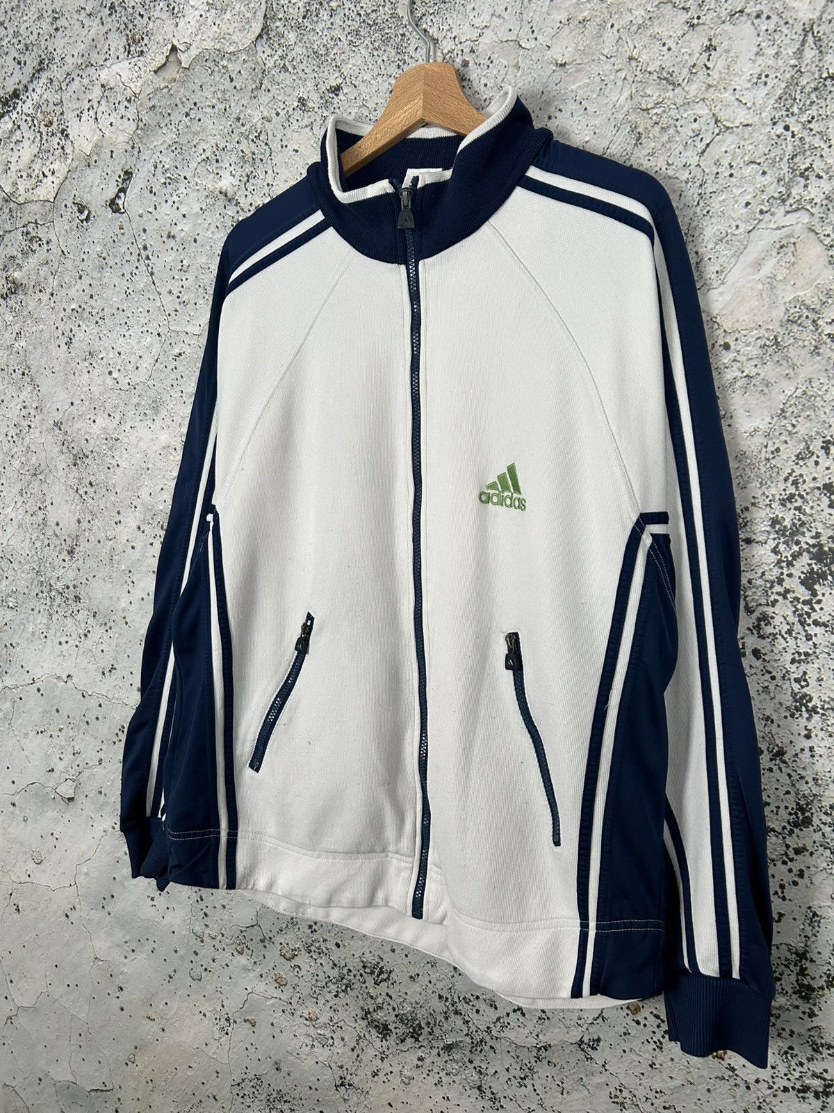 Adidas Vintage Adidas Sportswear 90s Zip Sweatshirt Streetwear Size US L / EU 52-54 / 3 - 2 Thumbnail