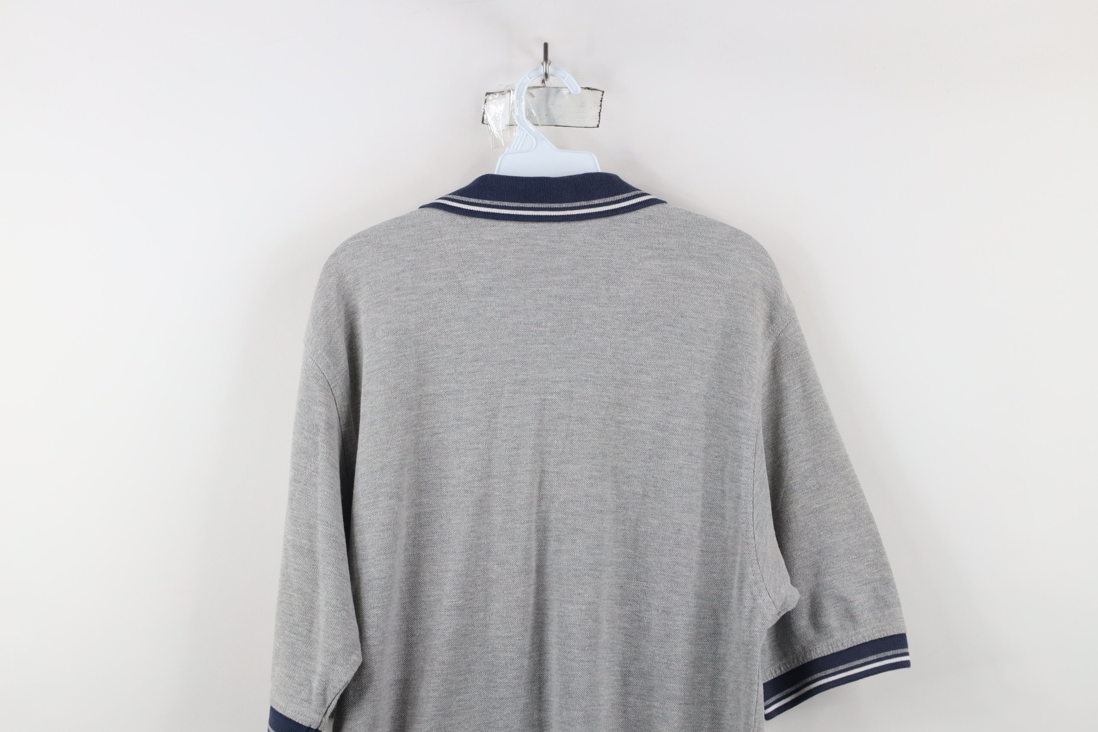 Vintage Vintage 90s Faded Old English D Detroit Tigers Baseball Polo Size US L / EU 52-54 / 3 - 13 Thumbnail