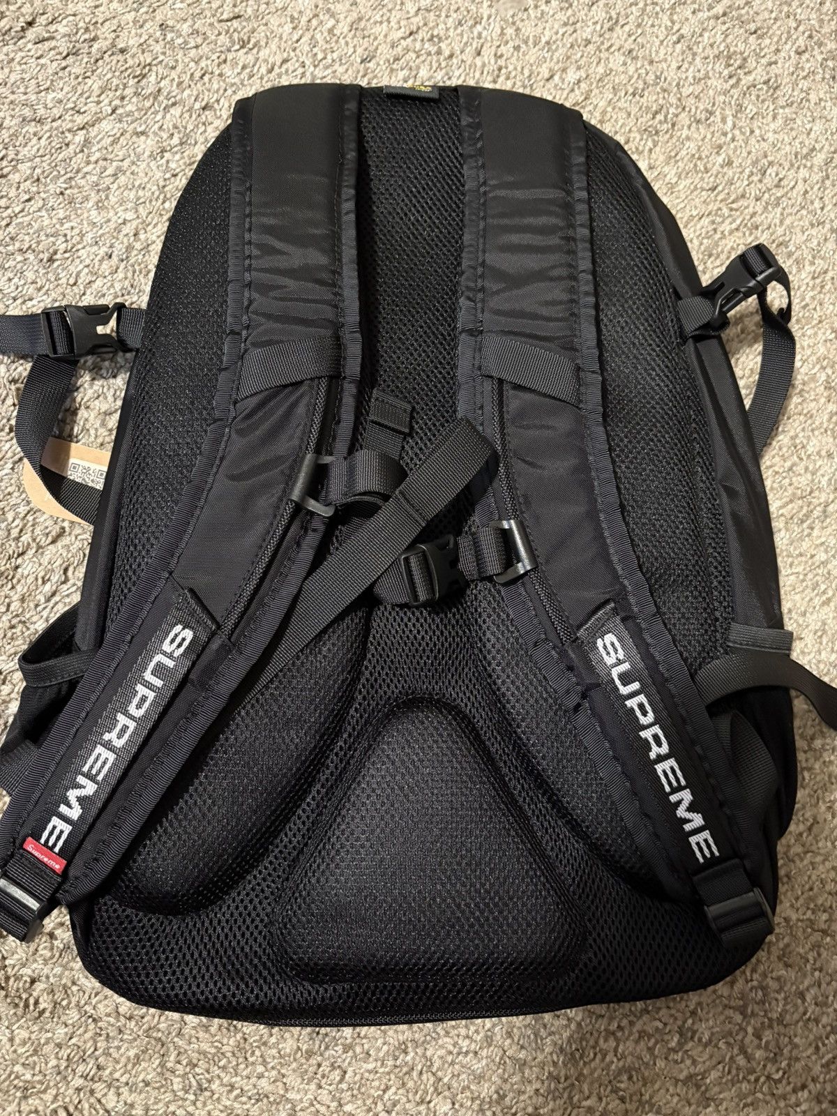 Supreme Supreme FW22 Black Backpack Size ONE SIZE - 2 Thumbnail
