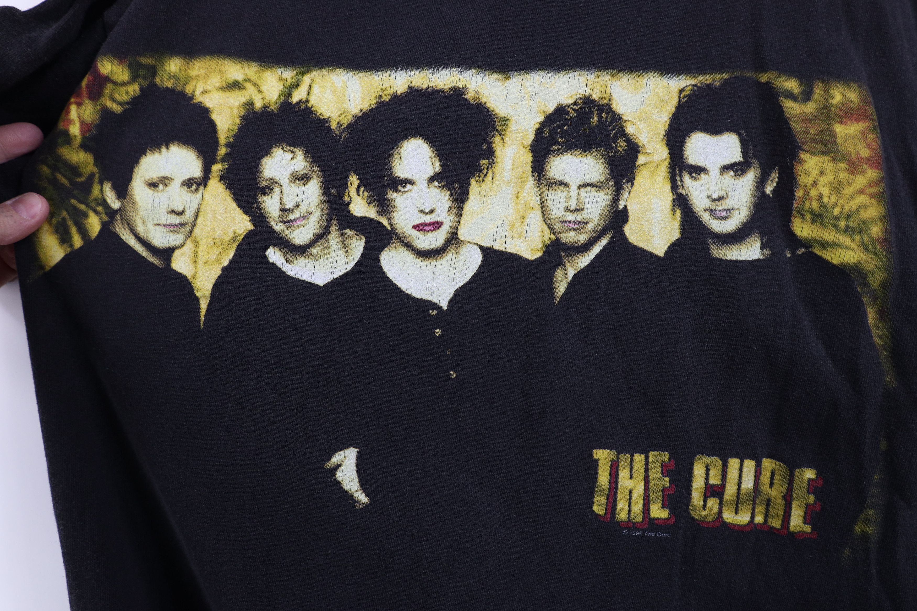 Vintage Vintage 90s 1996 Swing Tour The Cure Band T-Shirt Black USA Size US L / EU 52-54 / 3 - 4 Thumbnail