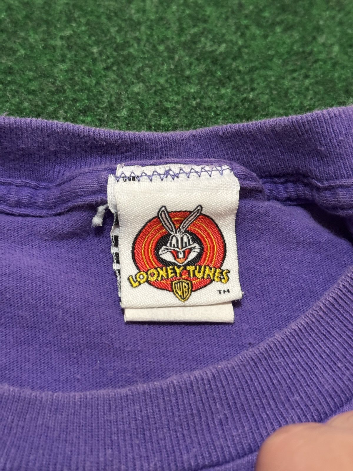 Vintage × Warner Bros Vtg 90s Looney Tunes Back Off Tweety Bird Aop T Shirt Size US XL / EU 56 / 4 - 3 Thumbnail