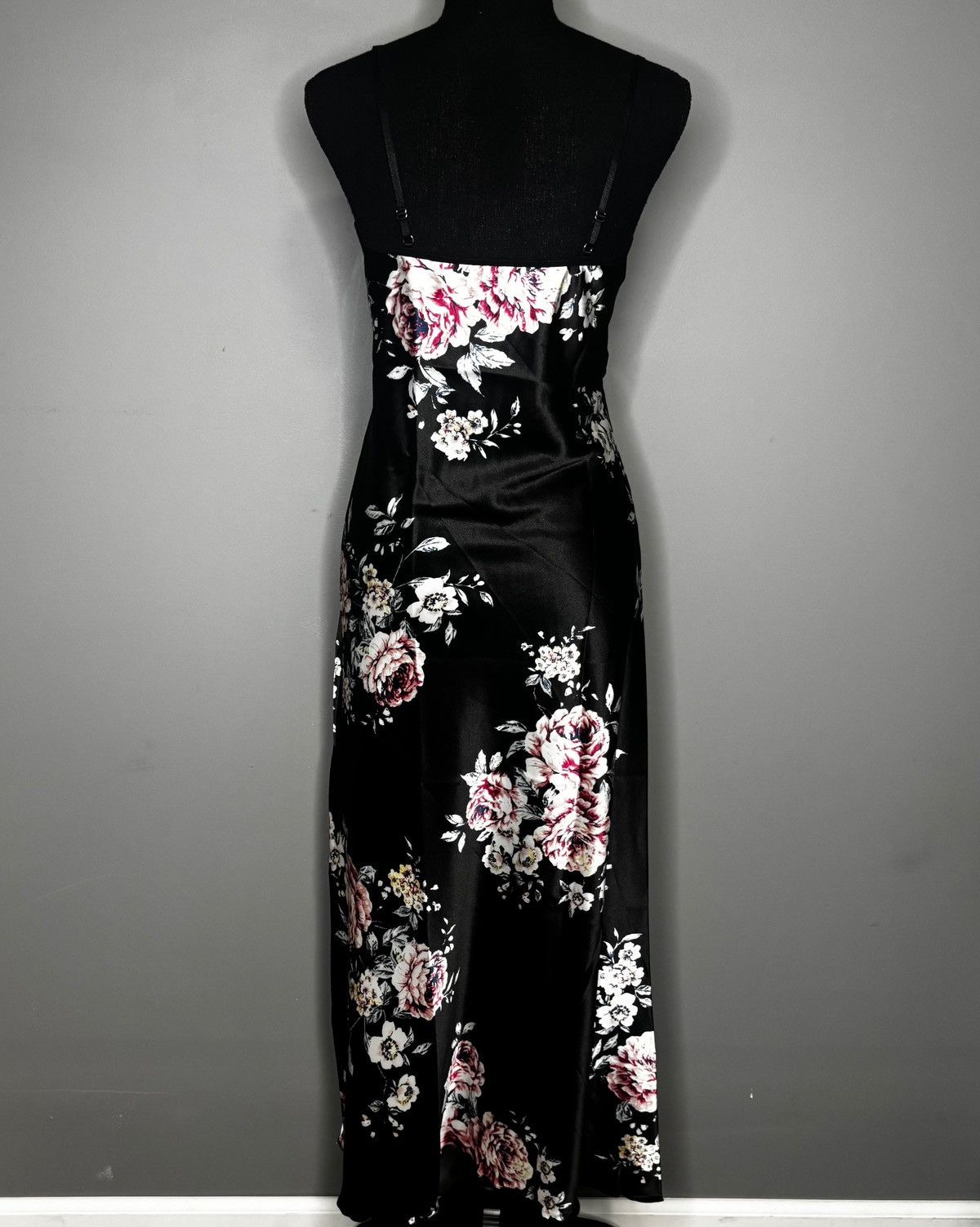 Vintage Sexy Lace Patchwork Print V-Neck Slit Sexy Suspender Dress Size S / US 4 / IT 40 - 7 Thumbnail