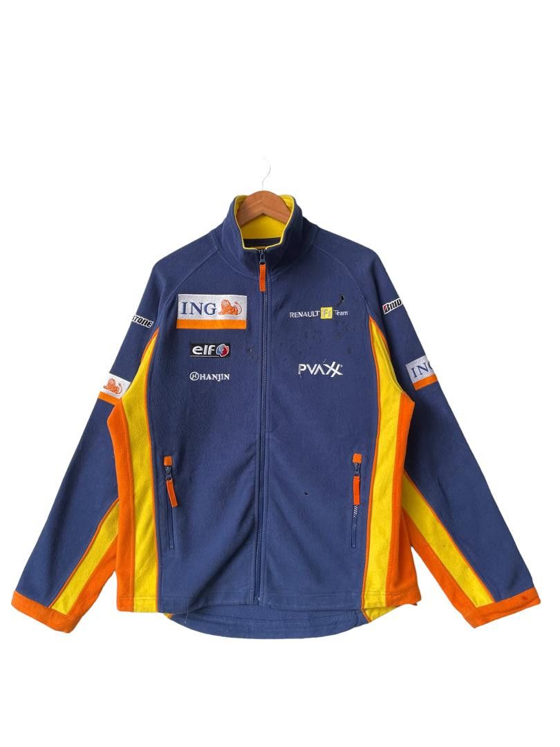 Formula 1 Vintage Renault Formula 1 Team Full Zip Fleece Jacket Size US L / EU 52-54 / 3 - 1 Thumbnail