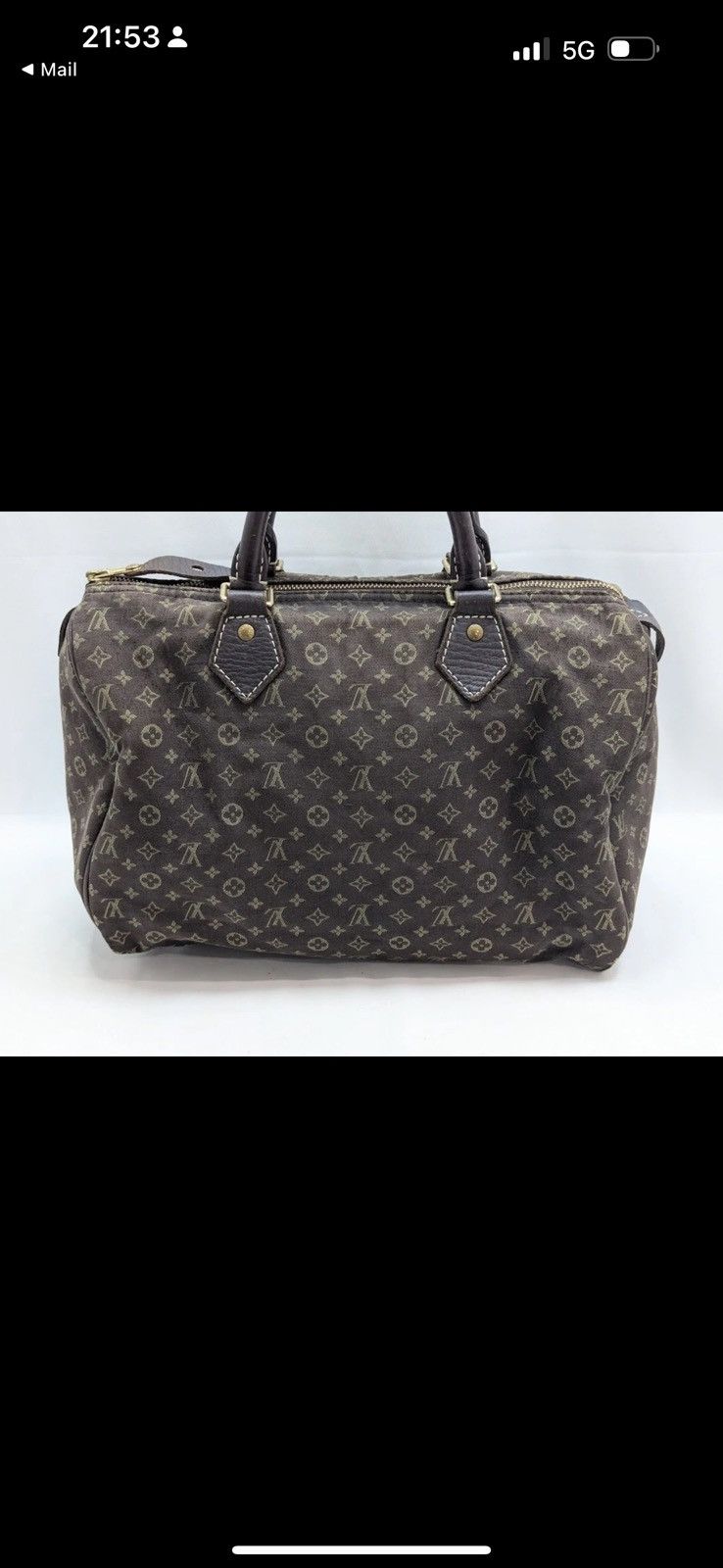 Louis Vuitton Louis Vuitton Mini Lin Speedy 30 Monogram Brown Size ONE SIZE - 4 Thumbnail