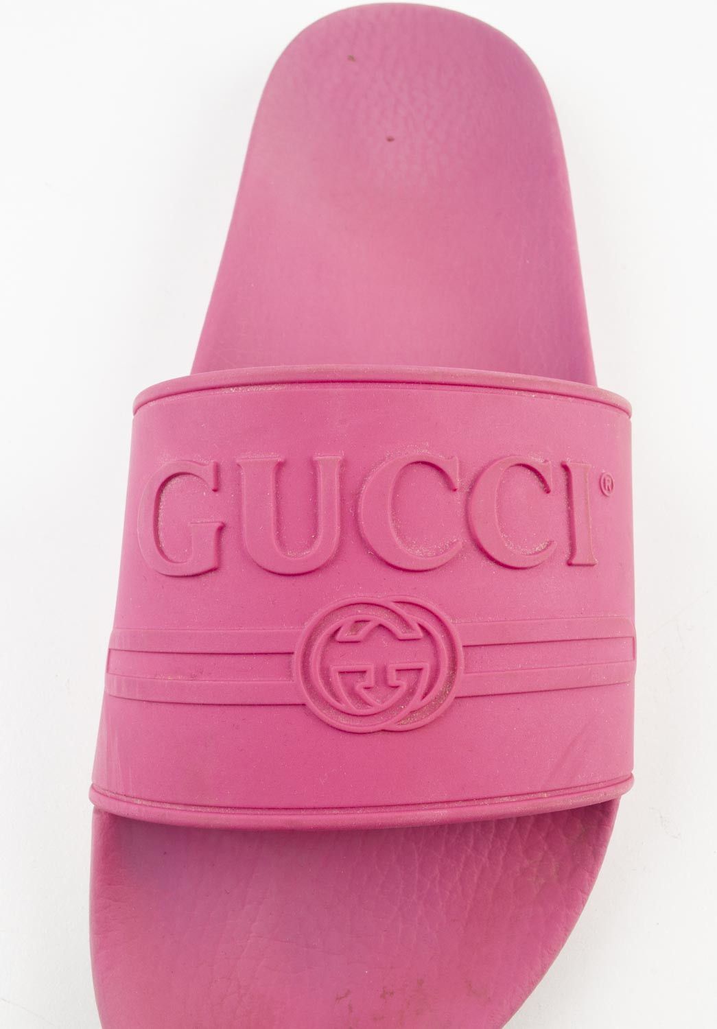 Gucci Gucci Men Slides Rubber Men Size USA8, EUR41/42, UK7, S831 Size US 8.5 / EU 41-42 - 4 Thumbnail