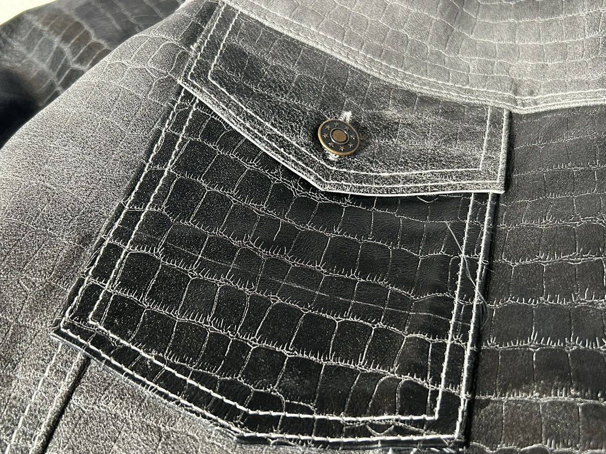 Other Genuine Leather Jacket - Gator Skin Design Size US L / EU 52-54 / 3 - 4 Thumbnail