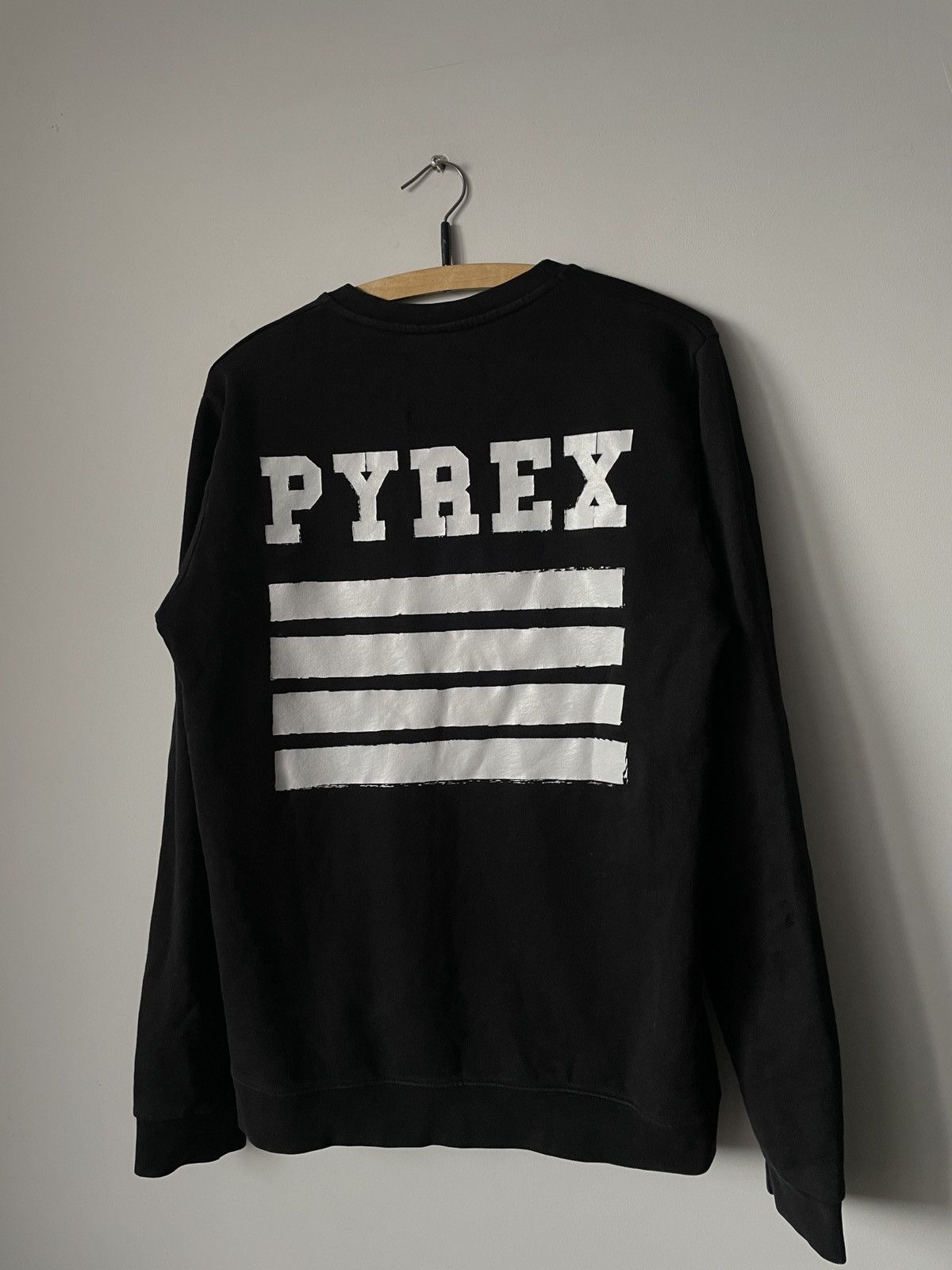 Felpa nera pyrex clearance
