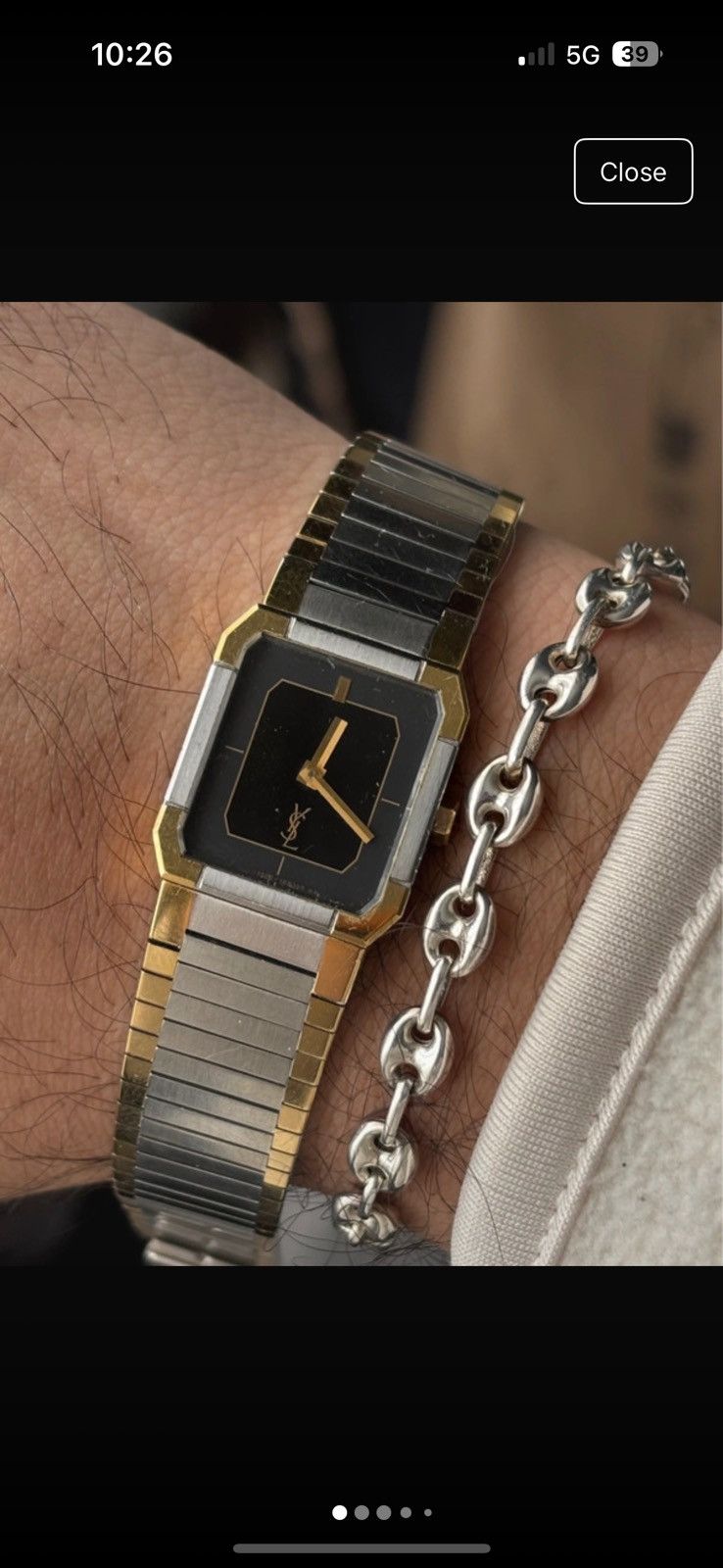 Yves Saint Laurent Vintage Yves Saint Laurent Tank Watch Ref