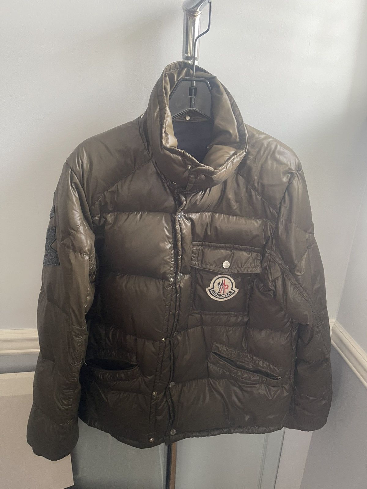 Moncler Moncler Karakorum Puffer Down Jacket Khaki RARE Size 5 Size US XXL / EU 58 / 5 - 1 Thumbnail