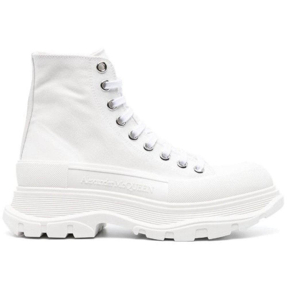 Alexander McQueen Alexander McQueen Tread Slick Boots Sneakers White Men’s Siz Size US 11 / EU 44 - 1 Thumbnail