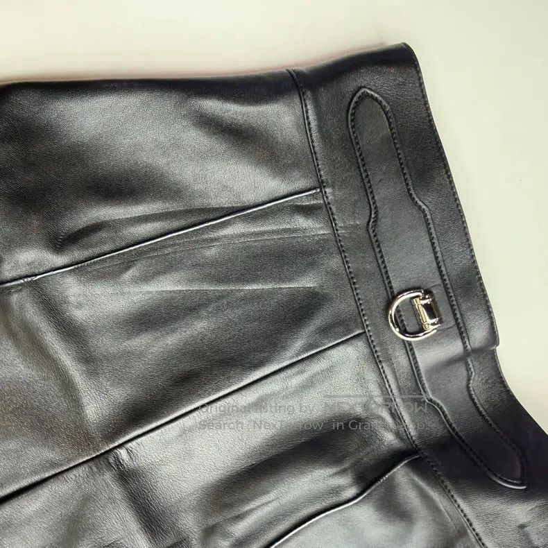 Hermes Hermes Sheepskin Short Skirt Size 24" / US 00 / IT 34 - 2 Thumbnail