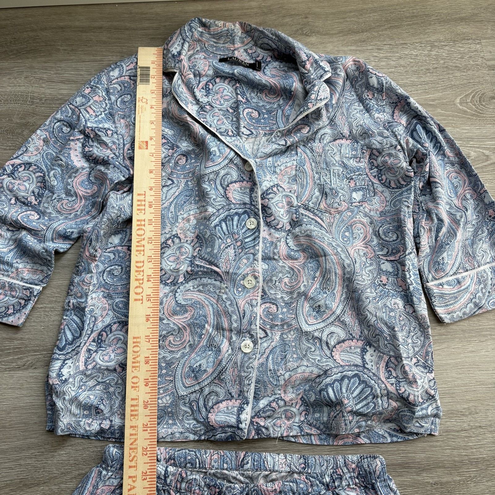 Lauren Ralph Lauren Lauren Ralph Lauren Women's Pajama Set PS Paisley Button Size 30" / US 8 / IT 44 - 7 Thumbnail