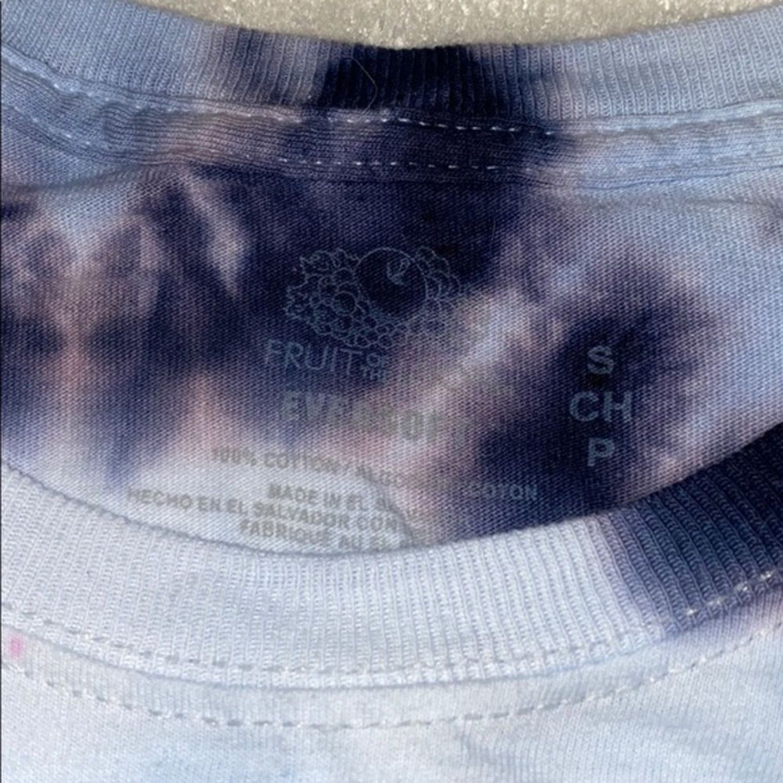 Fruit Of The Loom Dyes by MacKay Spiral Crewneck Tie-Dye T-Shirt | Sz S Size US S / EU 44-46 / 1 - 5 Thumbnail