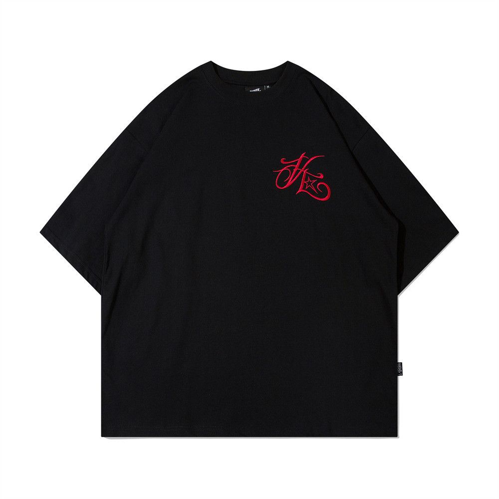 Japanese Brand × Vintage Men's loose casual letter embroidered short-sleeved T-shirt Size US M / EU 48-50 / 2 - 2 Thumbnail