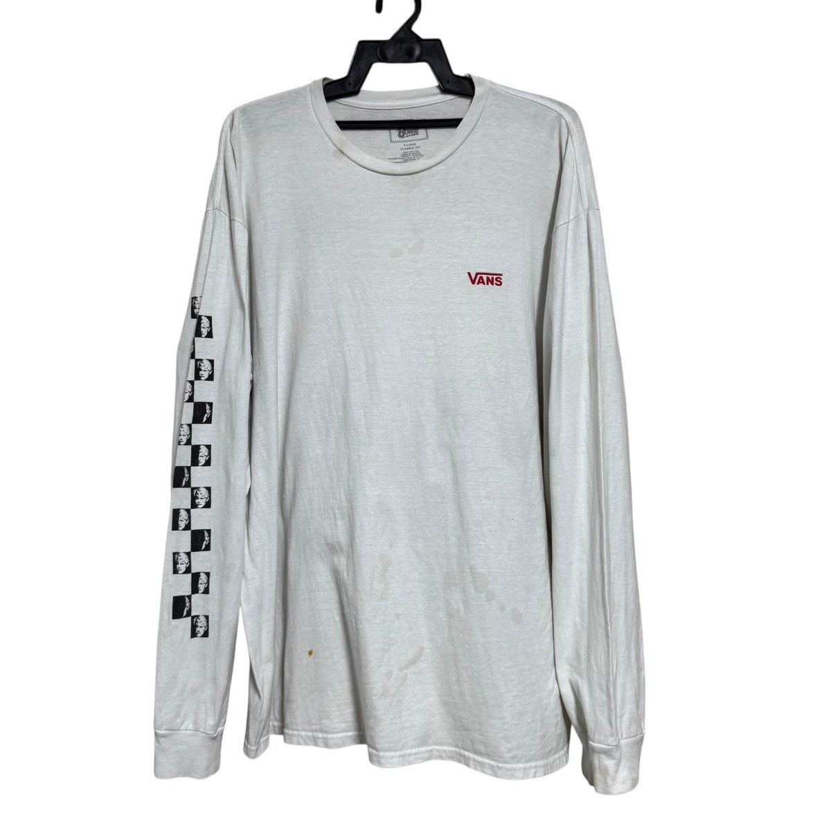 Band Tees Vans X David Bowie Longsleeve Shirt Size US XL / EU 56 / 4 - 2 Thumbnail