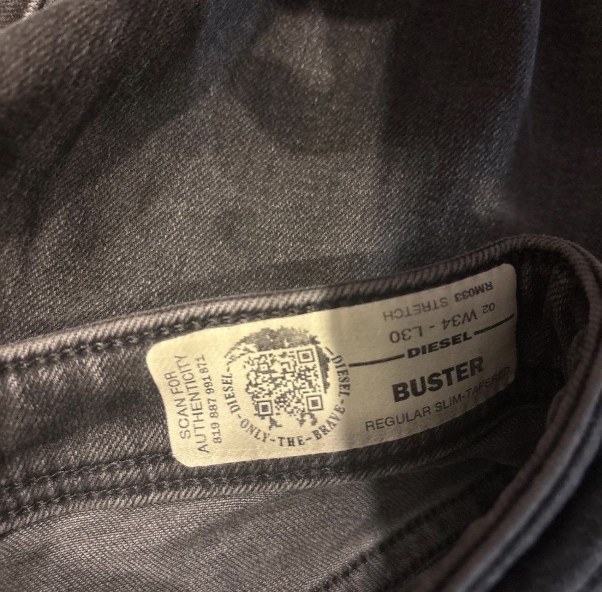 Diesel Size W34 L30 men’s diesel denim pants Size US 30 / EU 46 - 1 Thumbnail