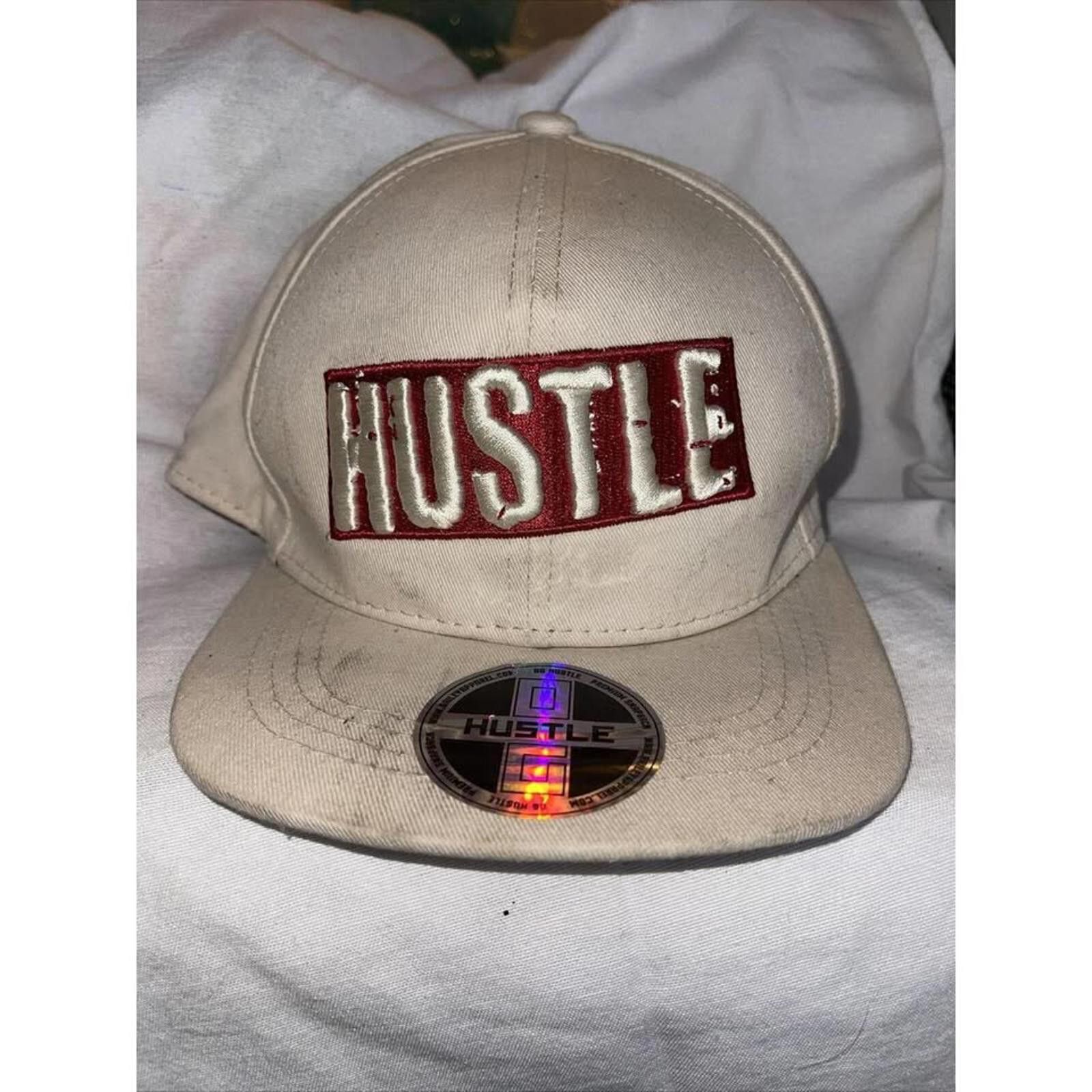 Other HUSTLE Adjustable Cap - Trendy Beige Snapback Hat Size ONE SIZE - 1 Thumbnail