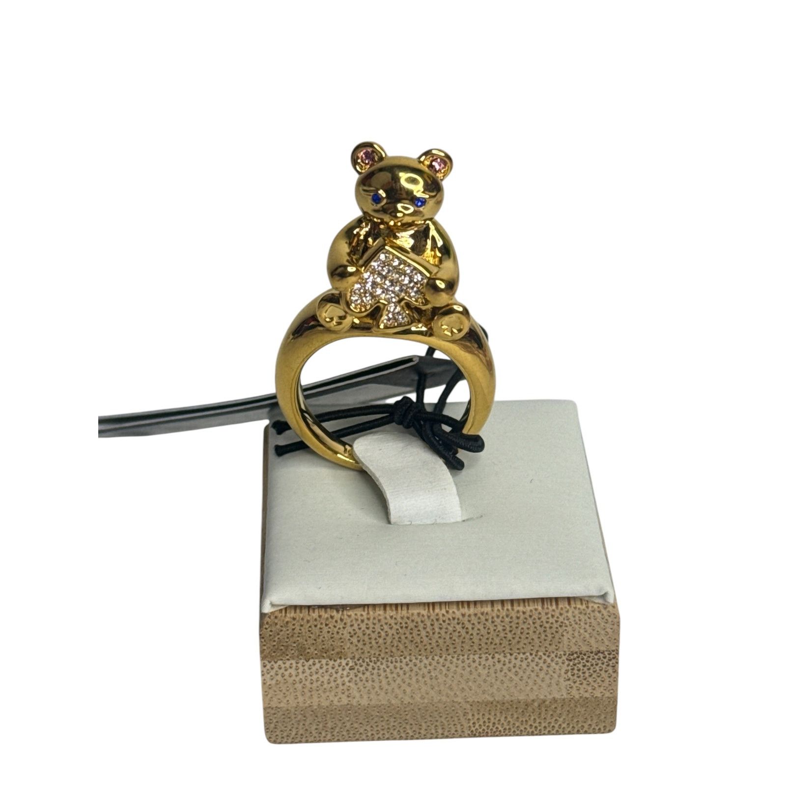 Kate Spade Kate Spade Oh What Fun Spade Teddy Bear Ring Size 8 Size ONE SIZE - 1 Thumbnail