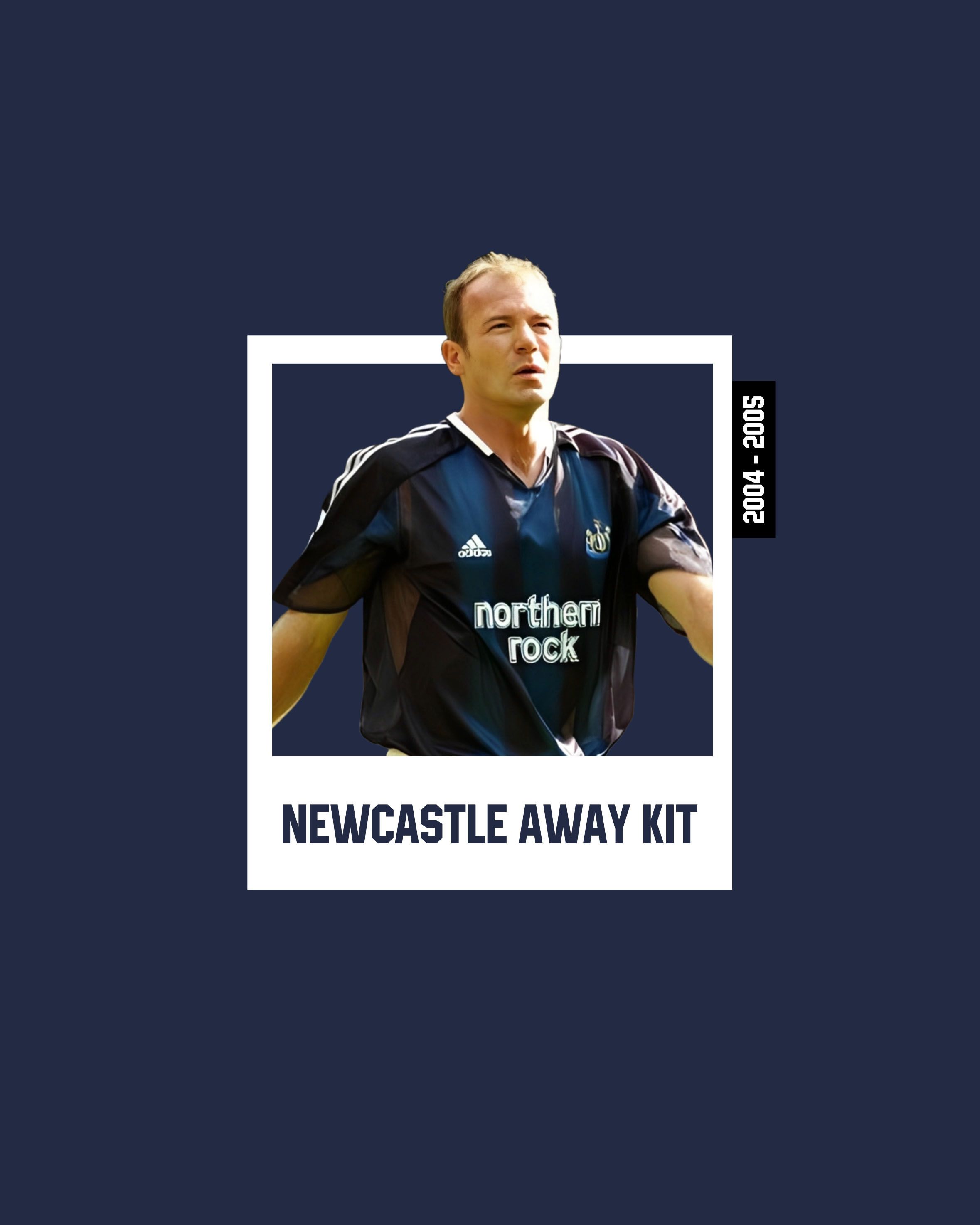 Adidas Newcastle United Away Kit 2004 2005 Size US M / EU 48-50 / 2 - 9 Thumbnail