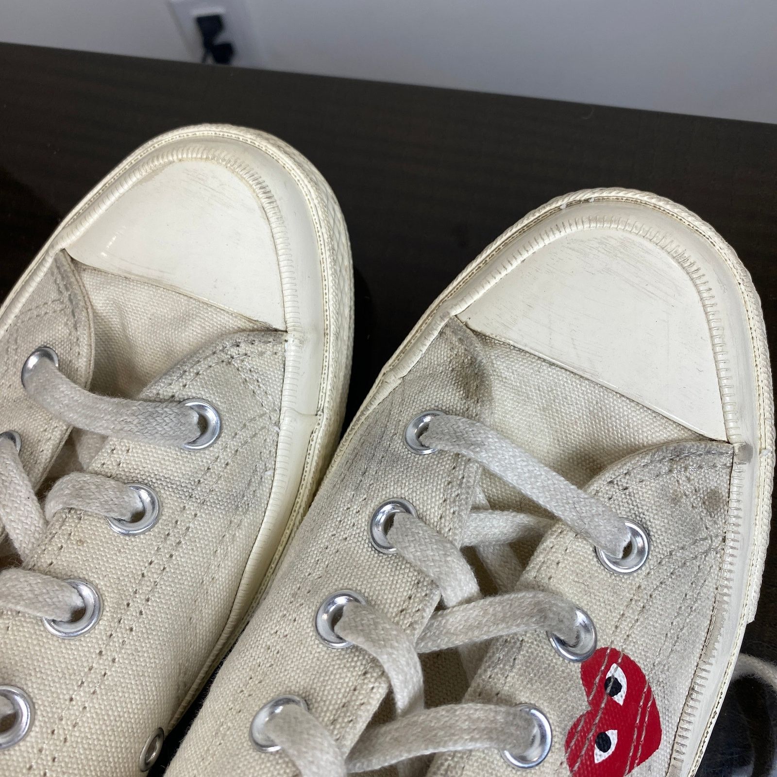 Comme des Garcons PLAY × Converse Converse Comme des Garcons Play Multi Heart Sneakers Men's 8 Size US 8 / EU 41 - 10 Thumbnail